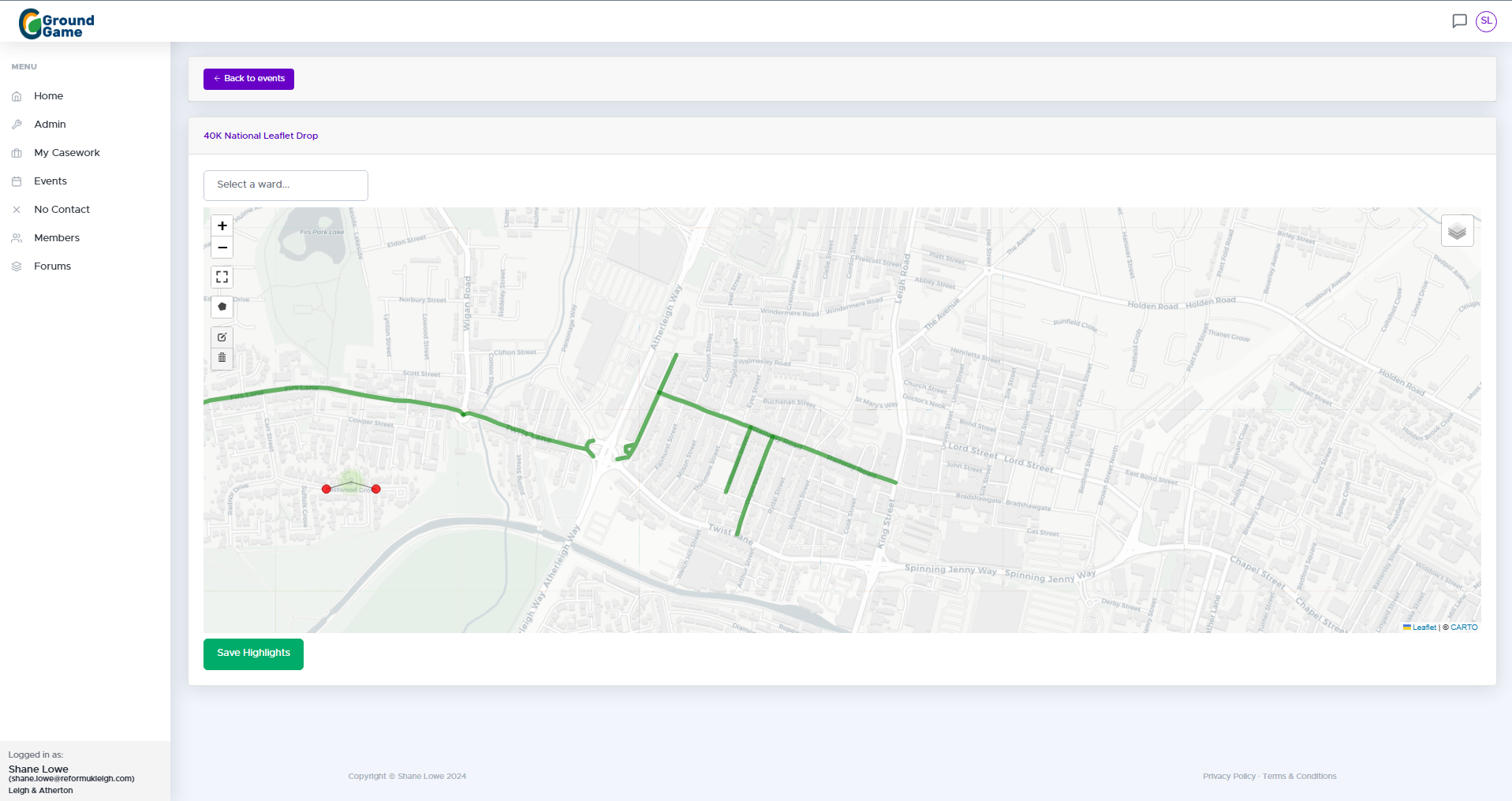 Canvass Screenshot